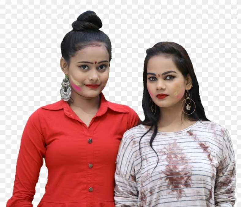 Holi girls png images