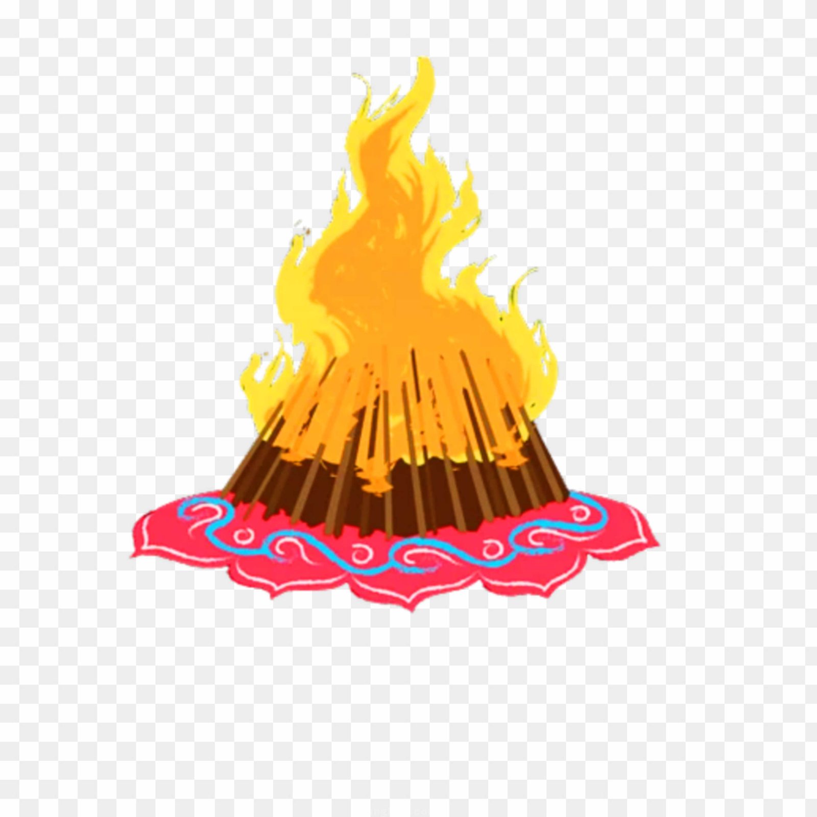 Holika Dahan PNG image download 