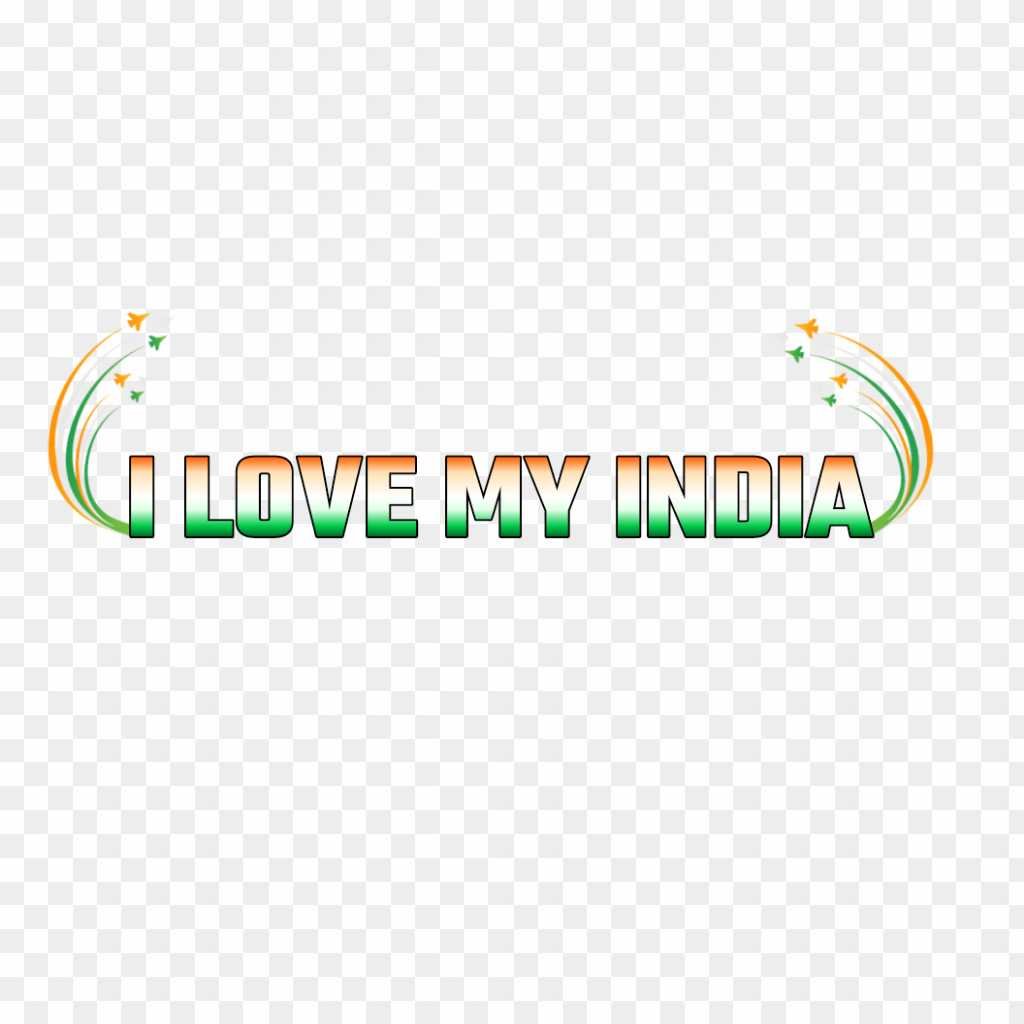 I Love My India PNG images