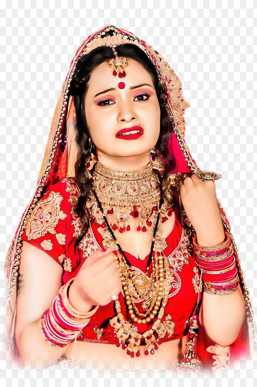 Indian dulhan PNG images_ antar Sharma actress PNG