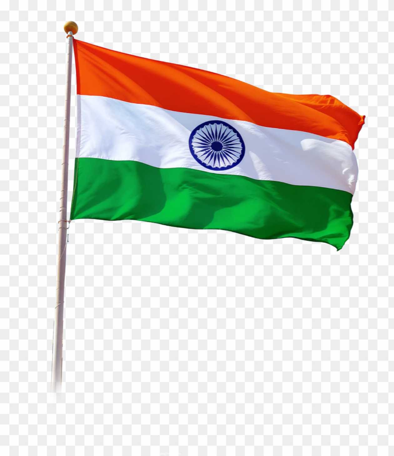 Indian Flag PNG with Transparent Background | Free Download