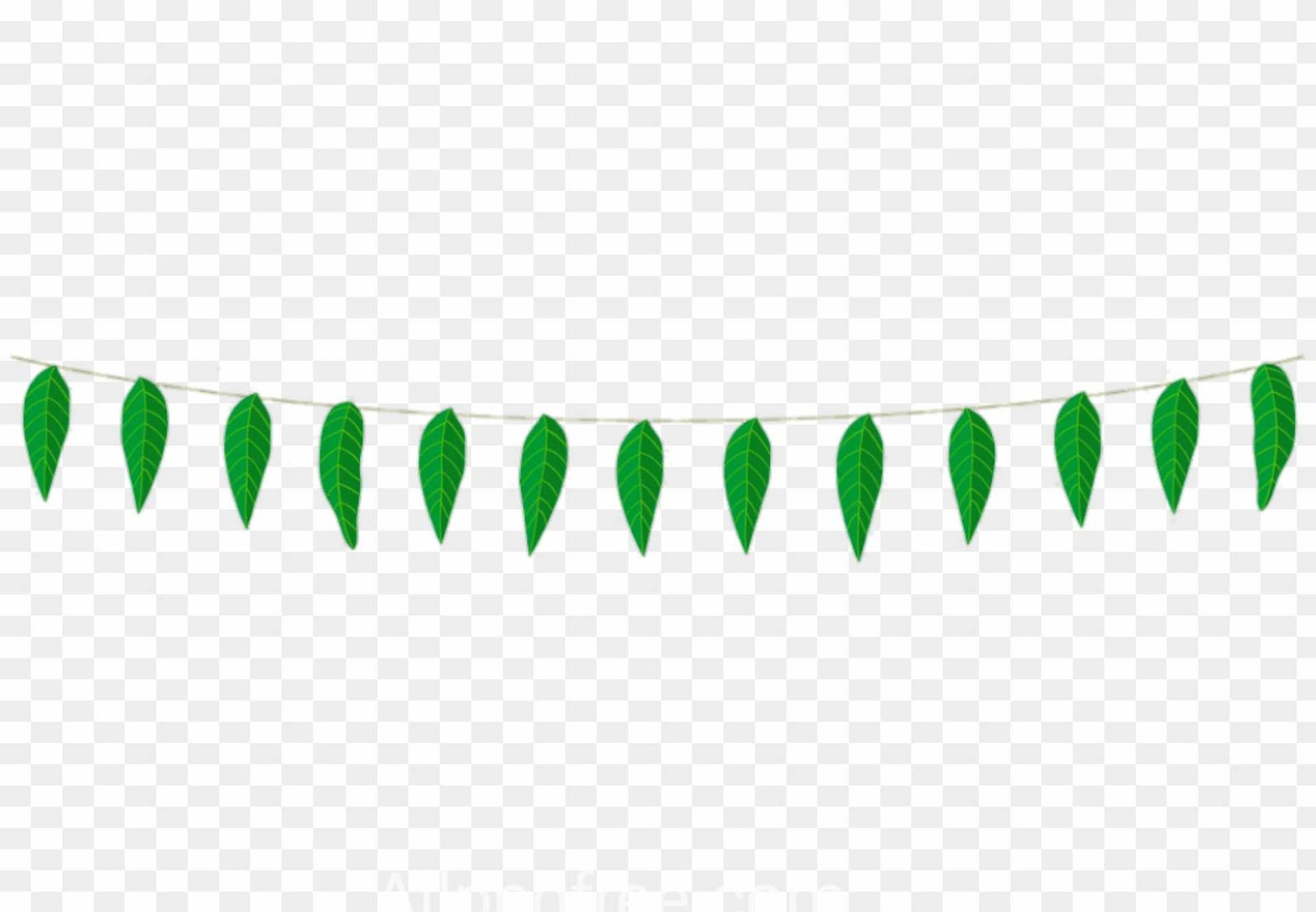 Indian Flower Garland Mango Leaves png images