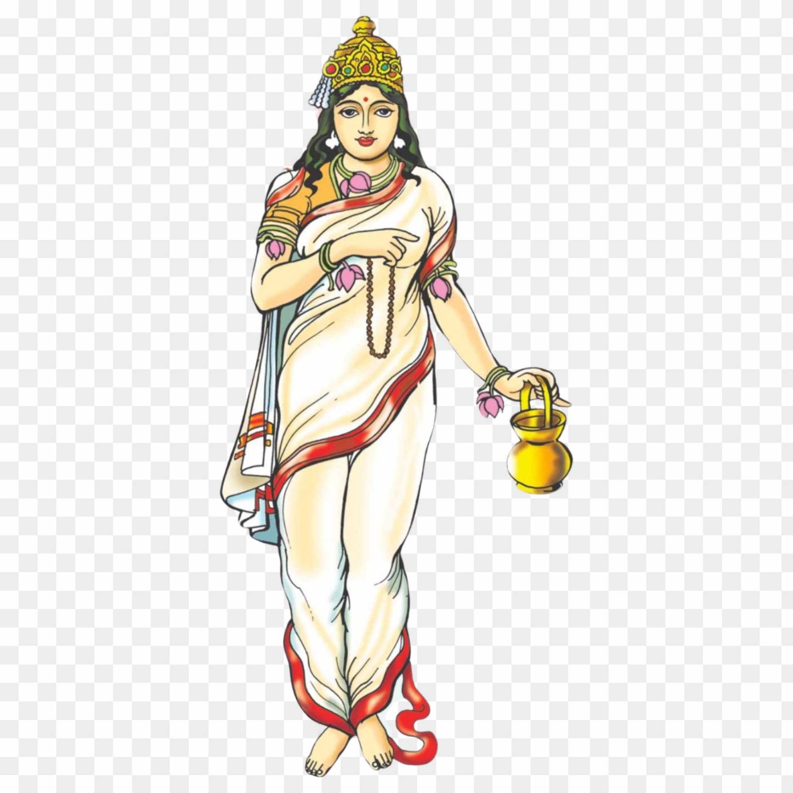 Maa Brahmacharini hd png download, Navratri Two day png images
