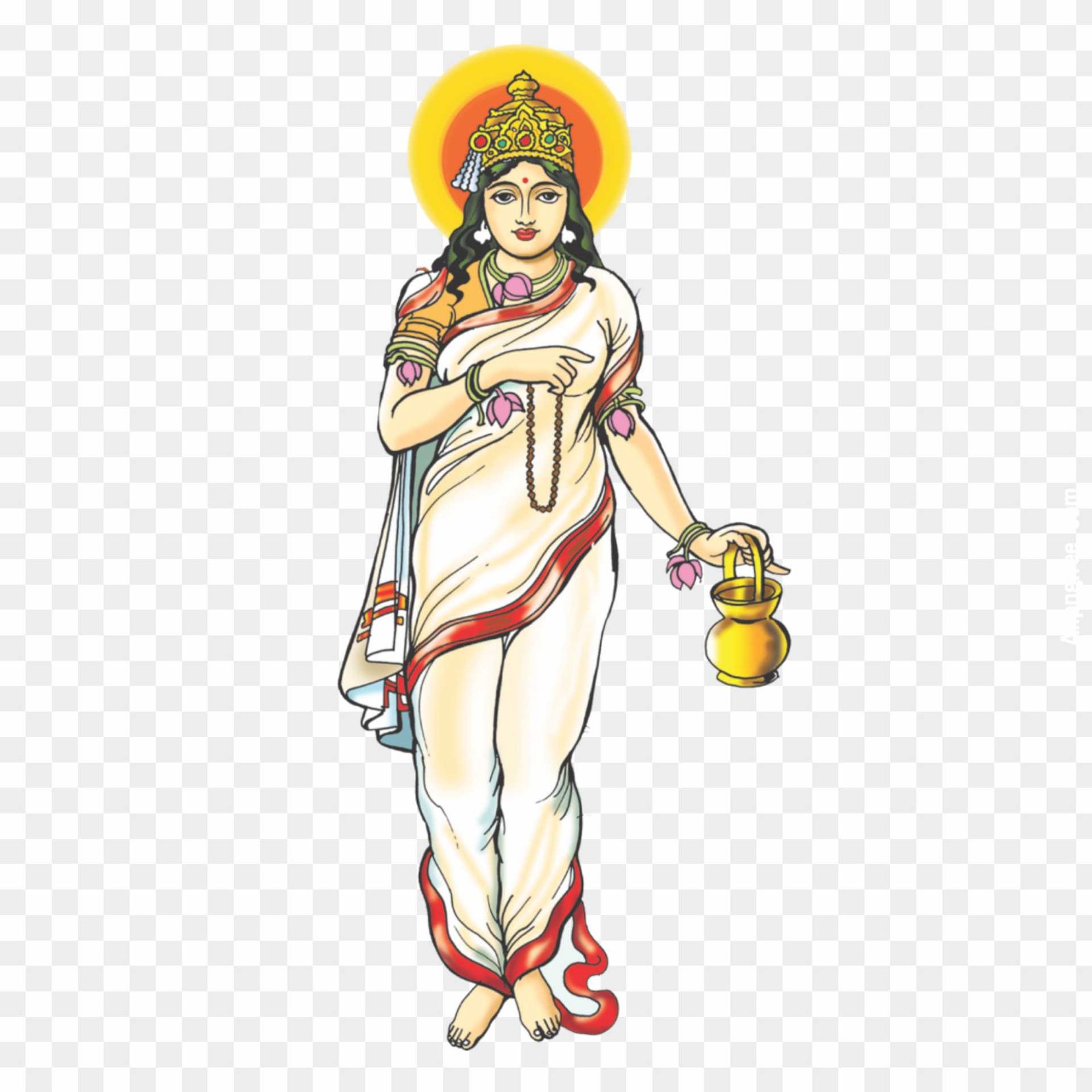 Maa Brahmacharini hd png transparent images