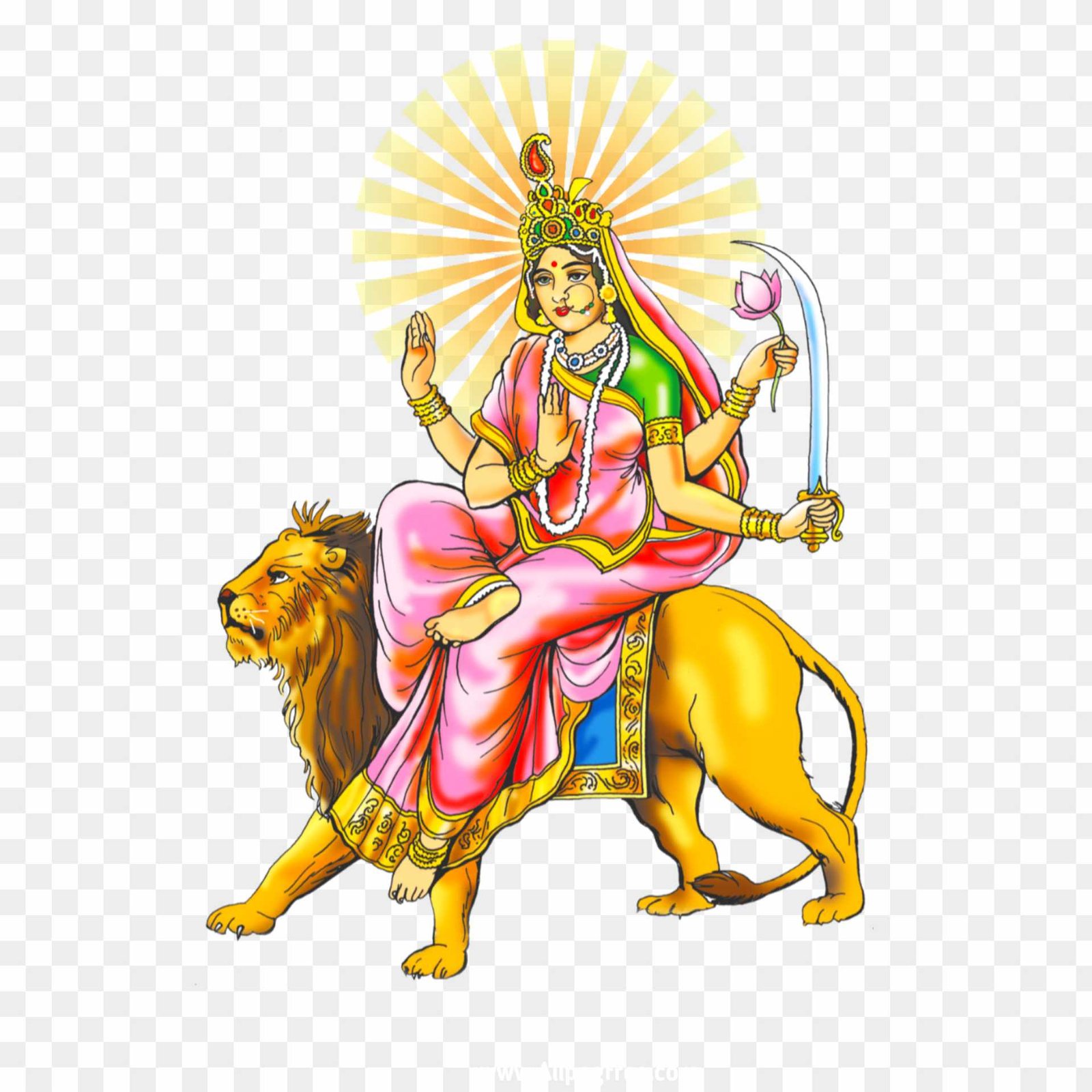 Maa Katyayani hd Png images download 