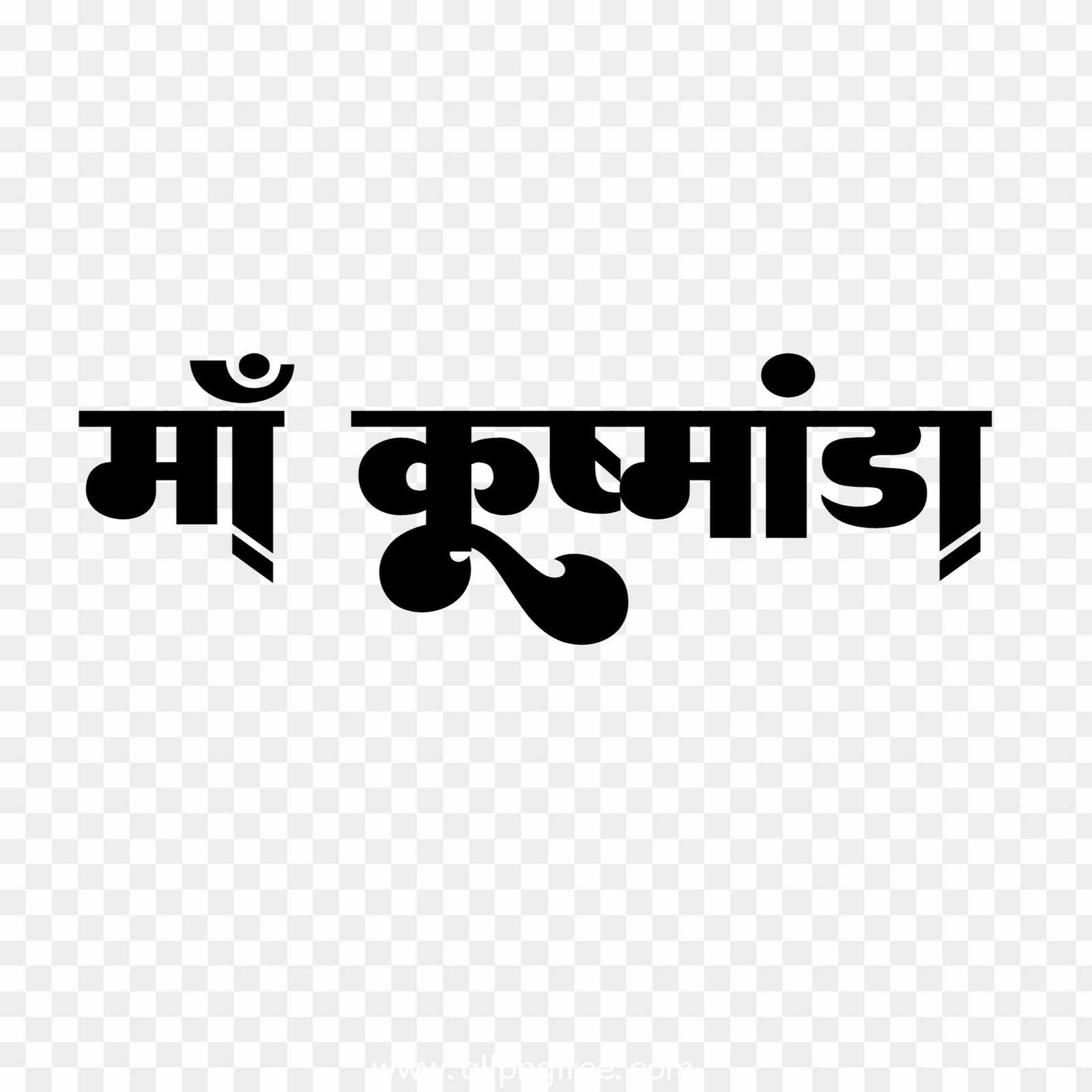 Maa kushmunda hindi text png