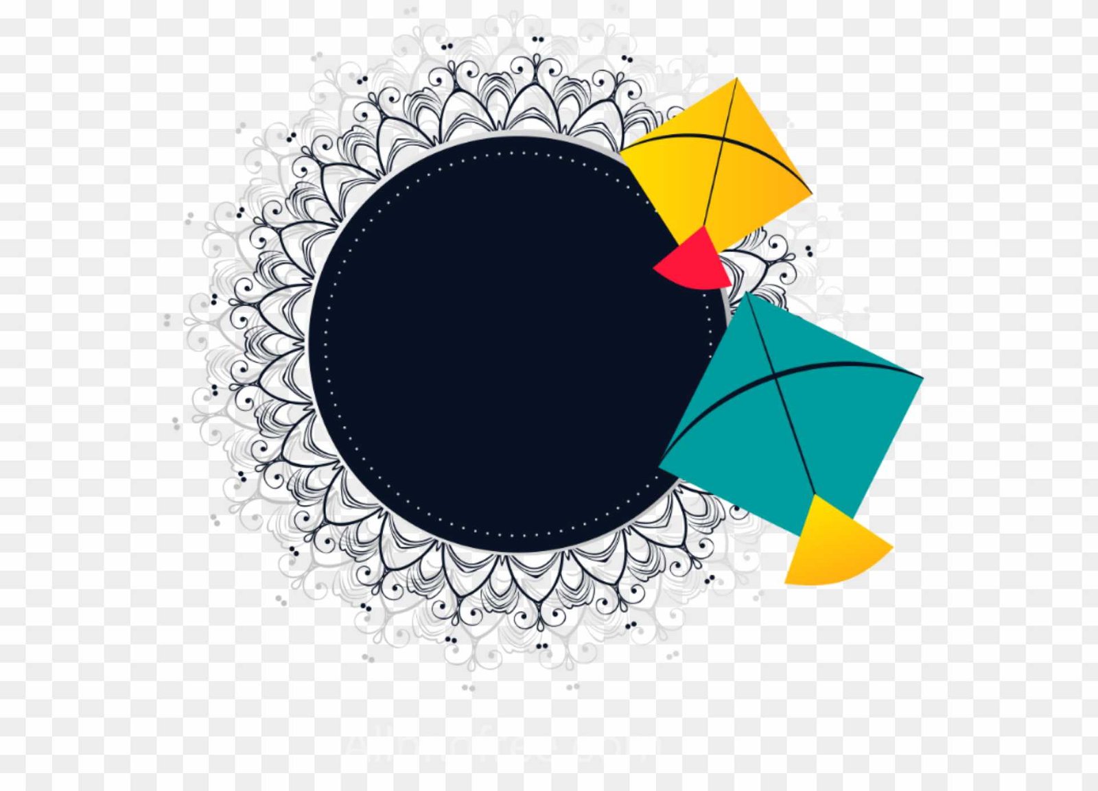 Makar Sankranti banner editing png