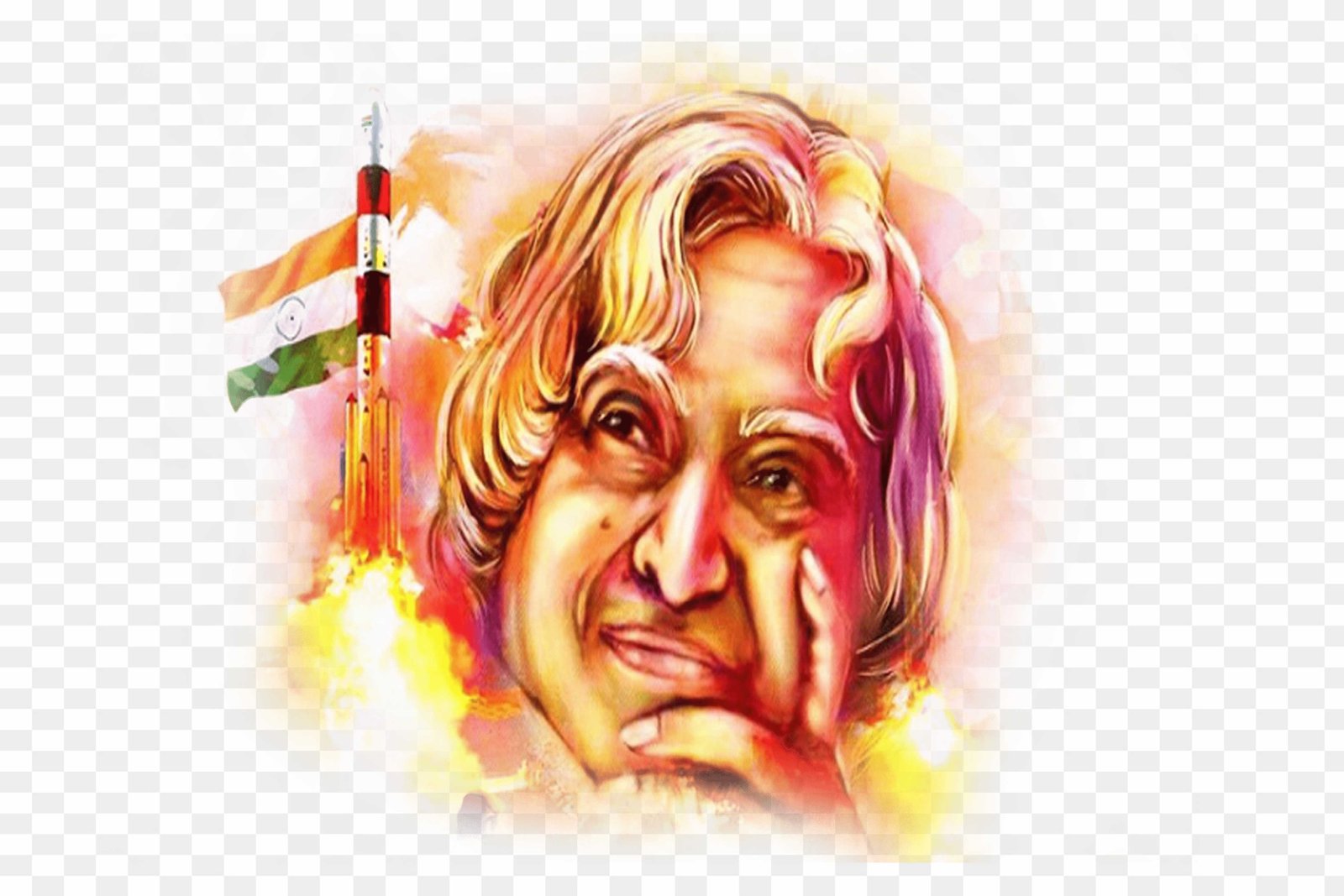 Missile Man of India Dr APJ Abdul Kalam png