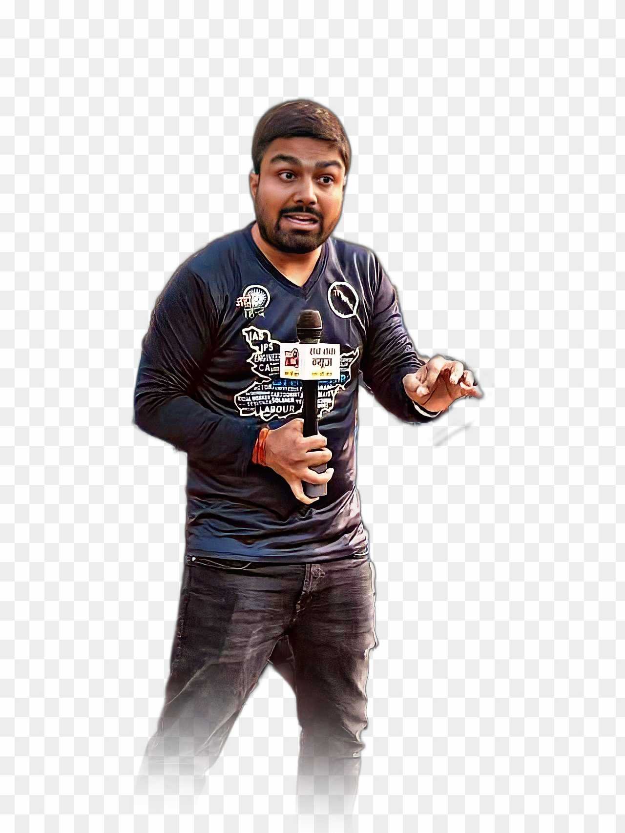 Patrakaar Manish Kashyap png photo