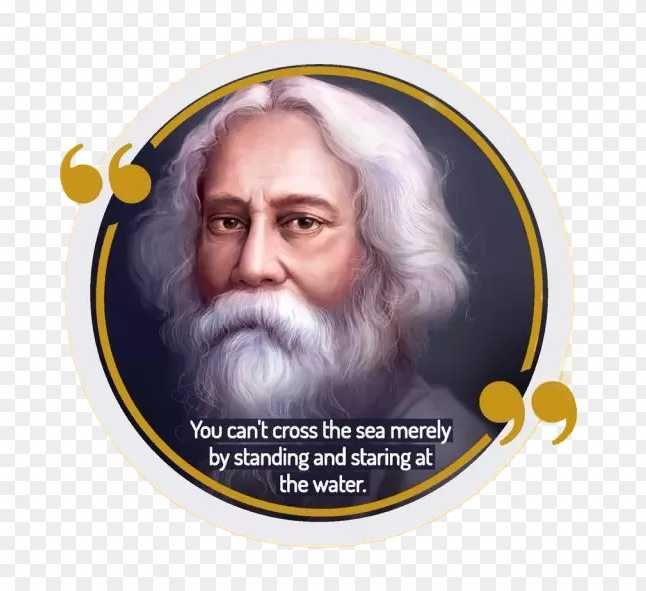 Ravinder nath Tagore PNG transparent image 