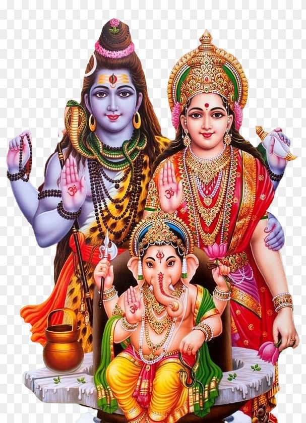 Shiv parvati Ganesh ji png images download 