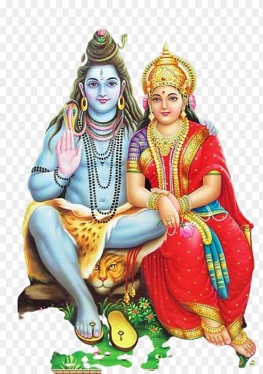 Shiv parvati hd Png transparent image 
