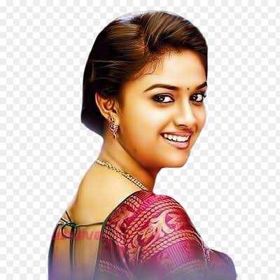 South Actress keerthy suresh png