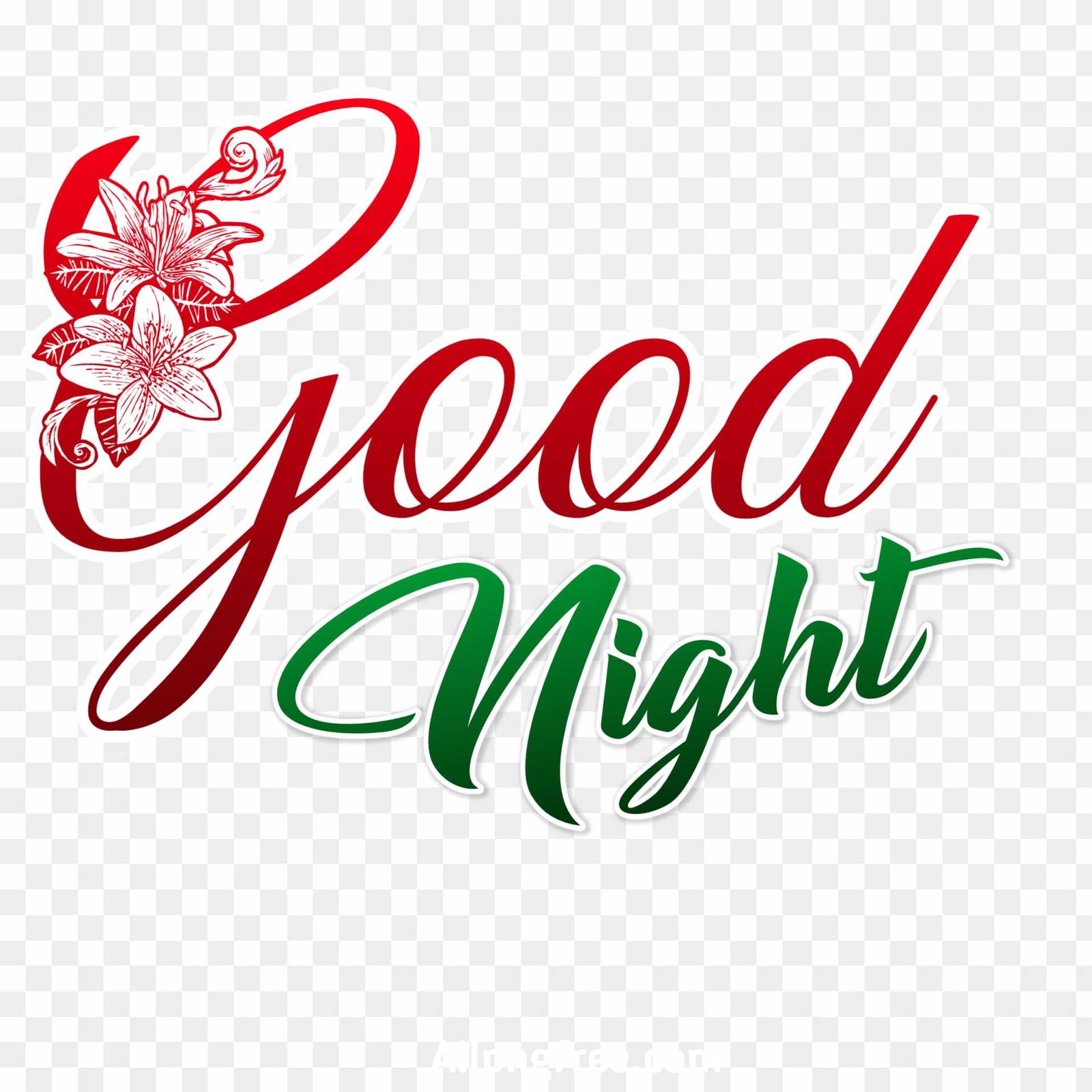 Stylist good night PNG transparent images download