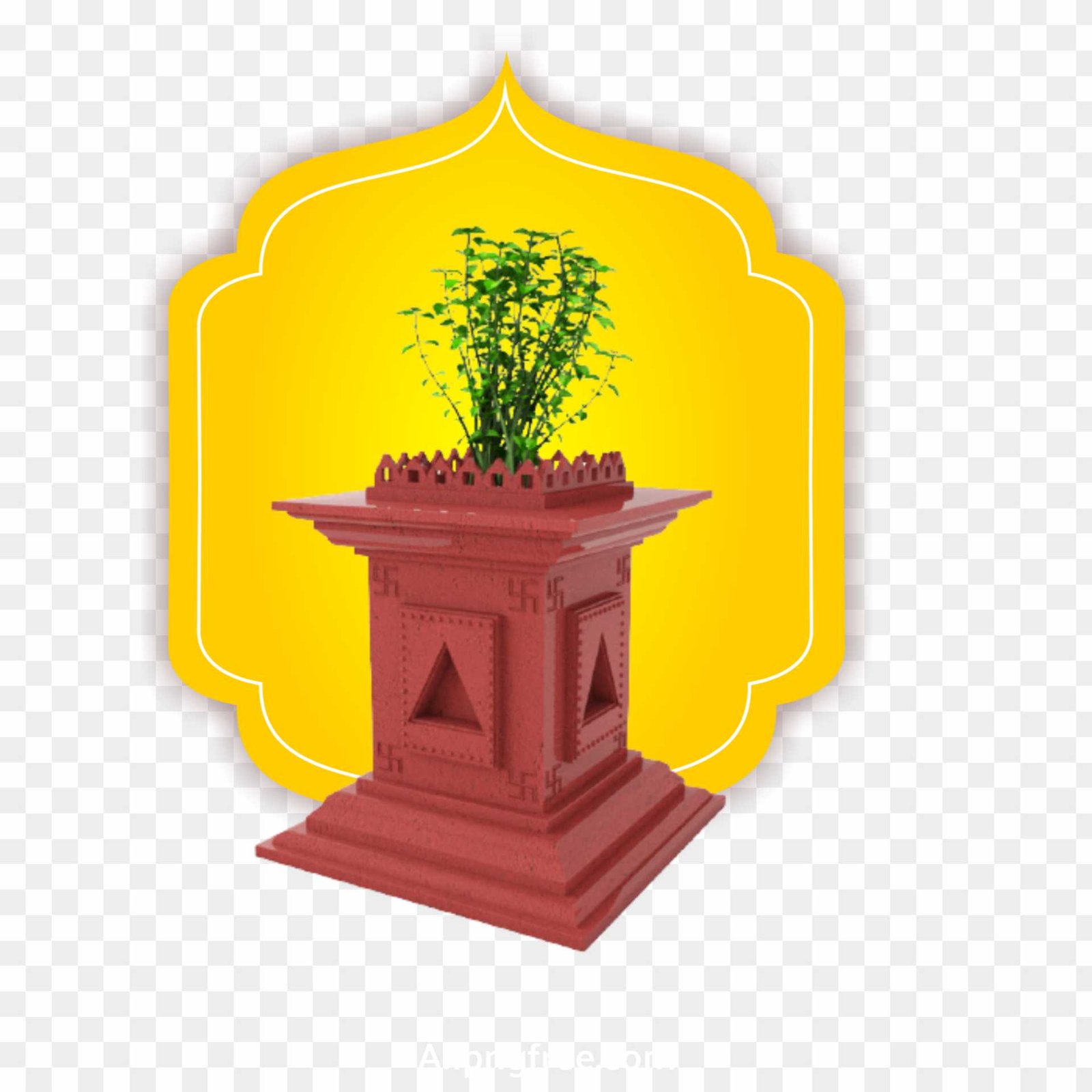 Tulsi Puja png transparent image 