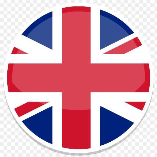 United Kingdom flag round shape png