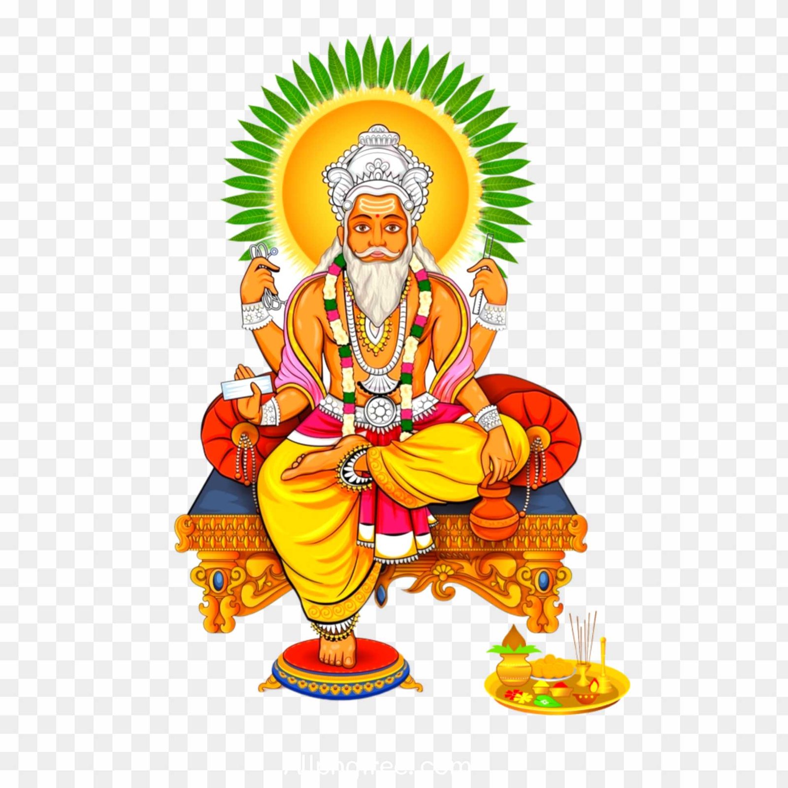 Vishwakarm puja png images _ Vishwakarma god HD PNG 