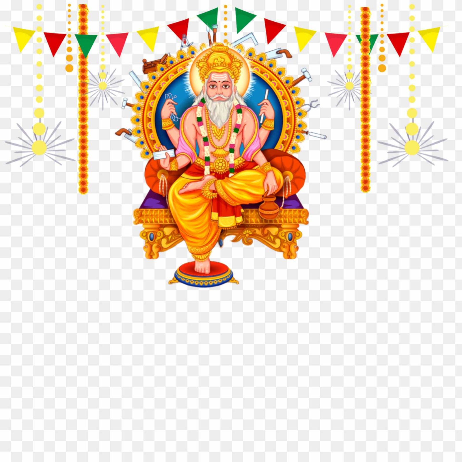 Vishwakarma Jayanti Vishwakarma God PNG images download