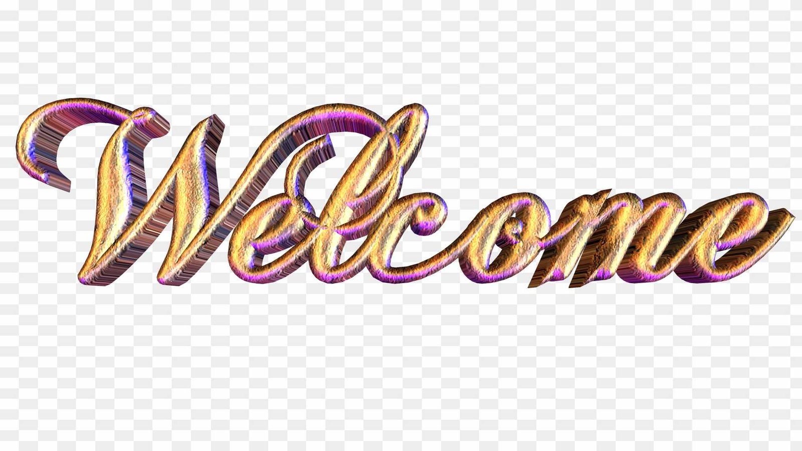 Welcome 3d png images 